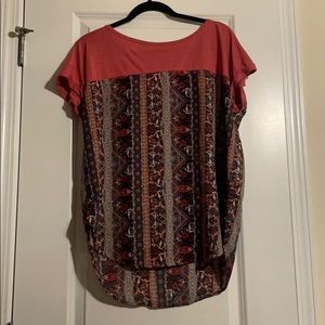 design shirt high low